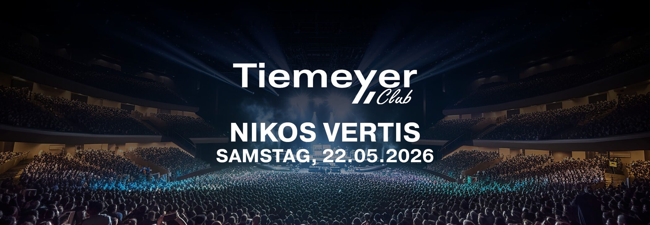 Tiemeyer Club: Nikos Vertis in der Rudolf-Weber-Arena